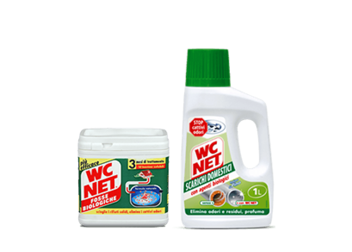 Productos para limpiar fosas sépticas WC Net®