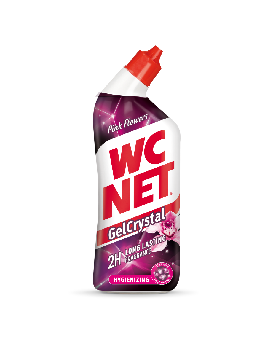WC NET Gel Crystal Pink Flowers