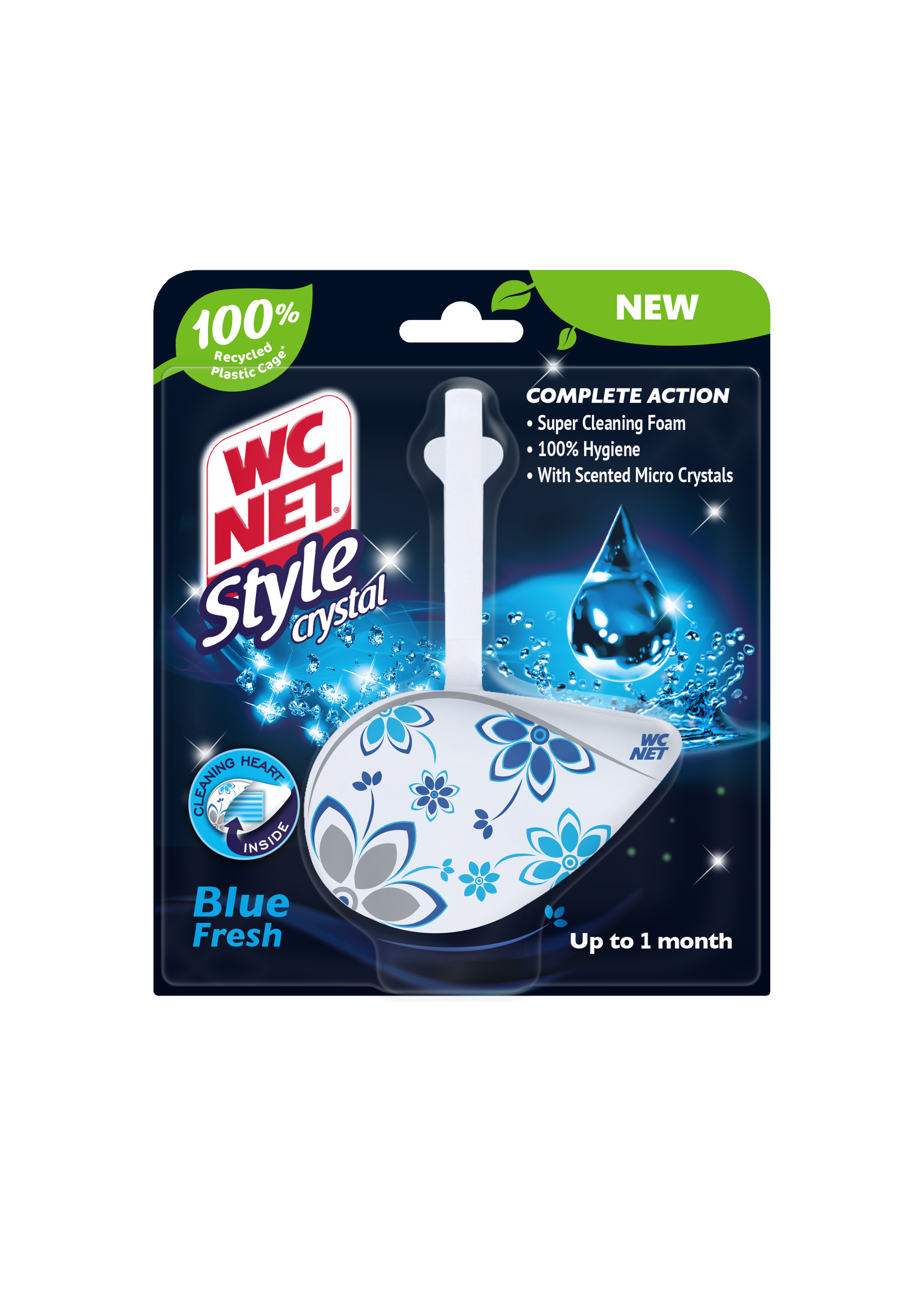 WC NET STYLE CRYSTAL – OBEŠANKE Blue Sensation