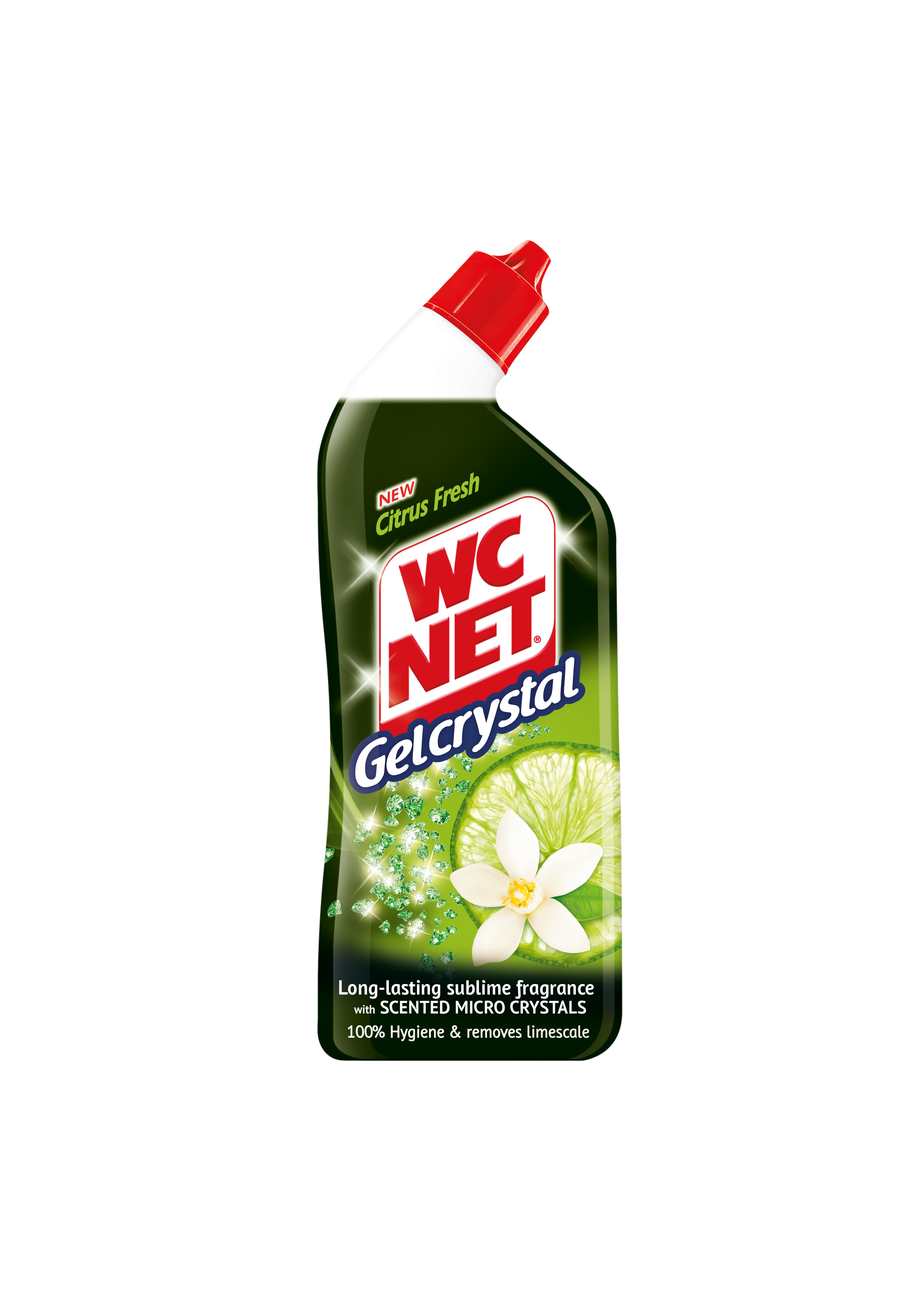 جل دبليو سي نت كريستال  بعطر الليمون المنعش WC NET CRYSTAL GEL Citrus Fresh